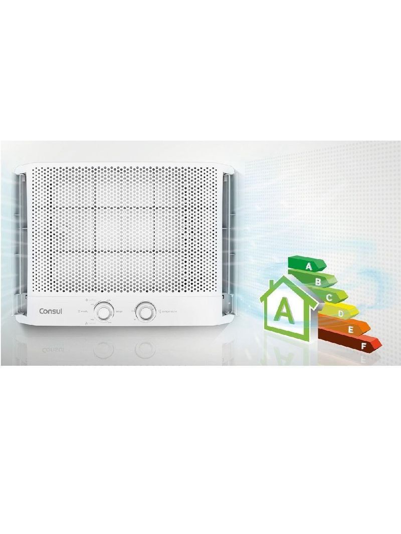 Ar Condicionado De Janela Consul 7500 Btu-h Frio Mecânico Branco Ccb07fb - 220v