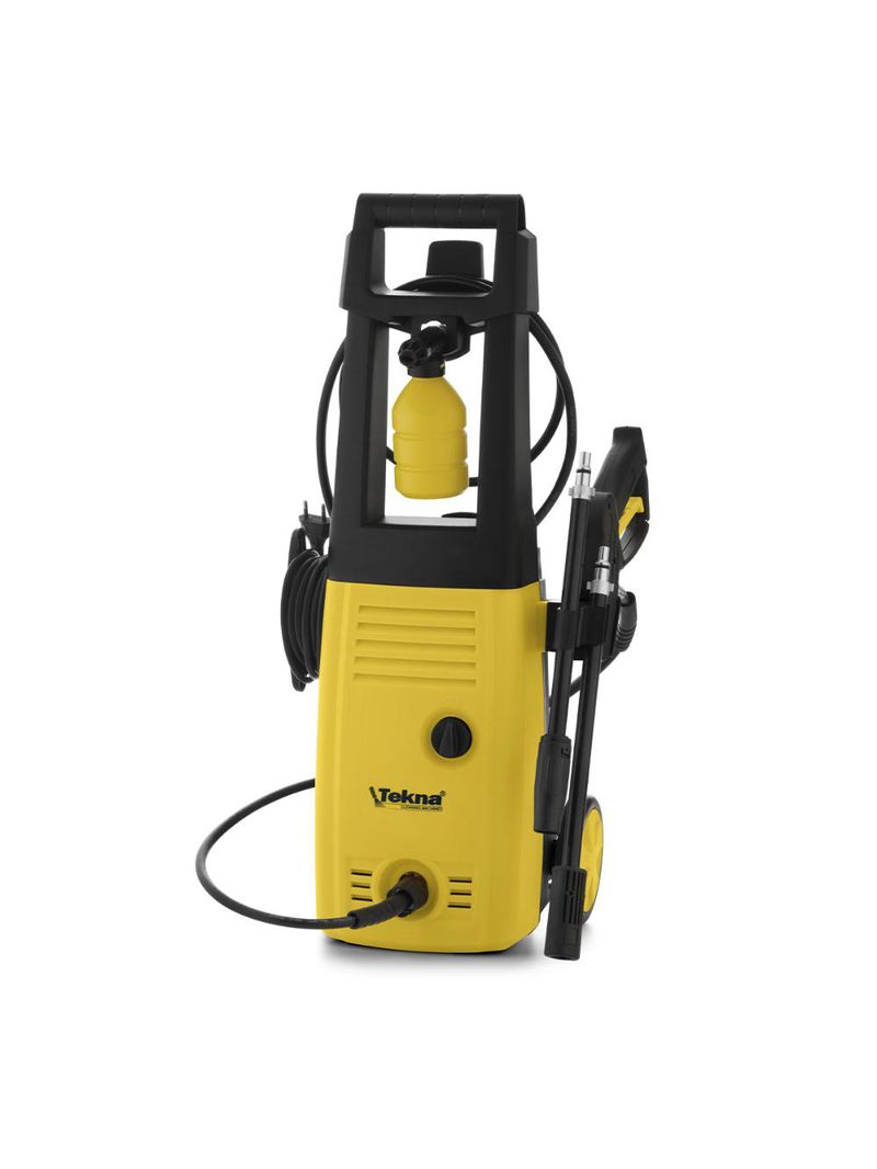 Lavadora de Alta Pressão 1400W com Shampoozeira, Rodas e Alça Longa HLX TEKNA
