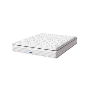 Colchão Casal King Molas Ensacadas Granville Com Pillow 193x203x28cm Branco Probel Branco