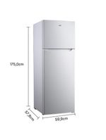 Geladeira Refrigerador HQ Defrost 310 Litros Branco HQ-310RDF 220V