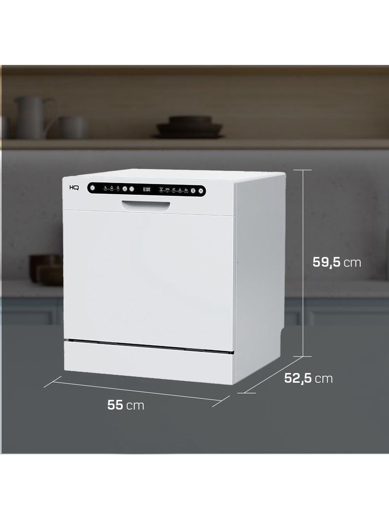 Lava Louças HQ Digital 8 Serviços Branca HQ-LL8DB2 220V