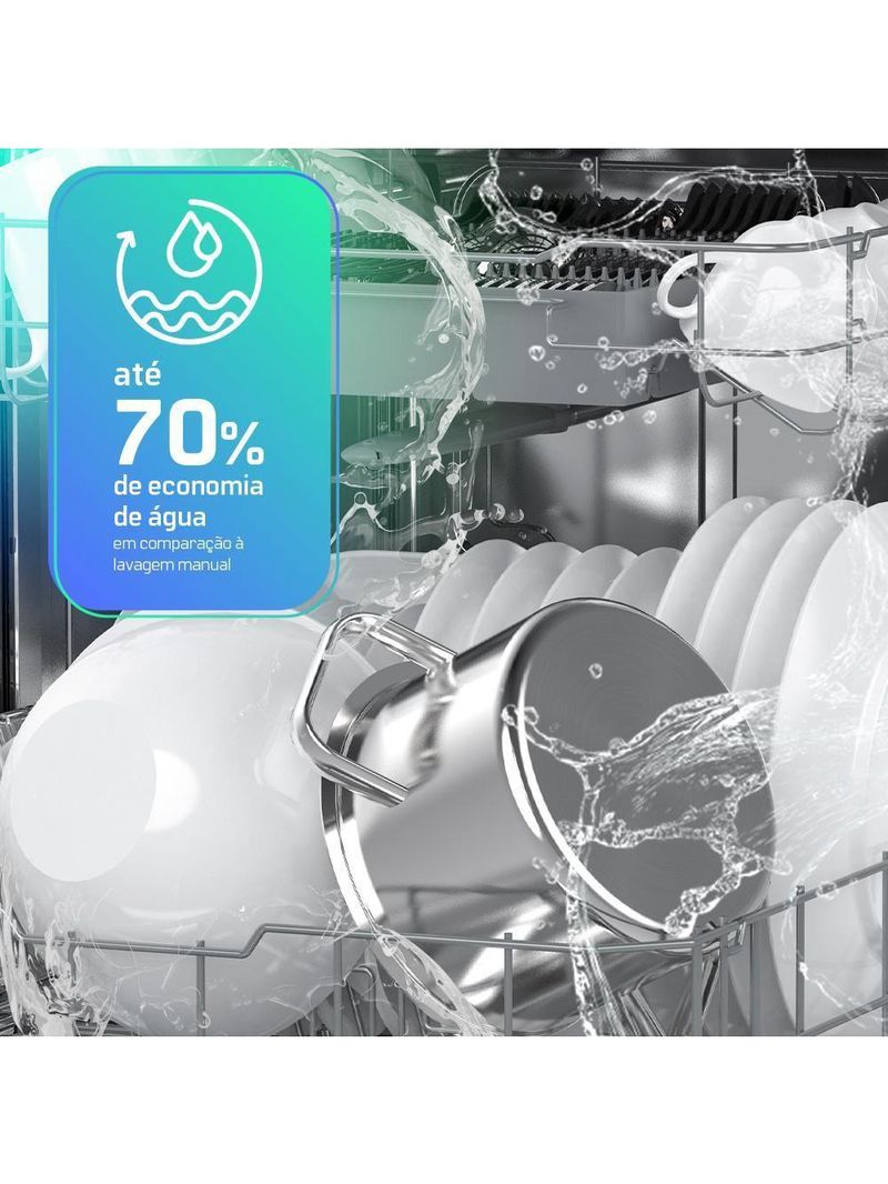 Lava Louças HQ Digital 8 Serviços Branca HQ-LL8DB2 220V