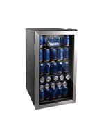 Cervejeira Expositor Vertical HQ Vidro Duplo 100 Litros Inox HQ-100CEVPV 110V