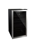 Cervejeira Expositor Vertical HQ Vidro Duplo 100 Litros Inox HQ-100CEVPV 110V