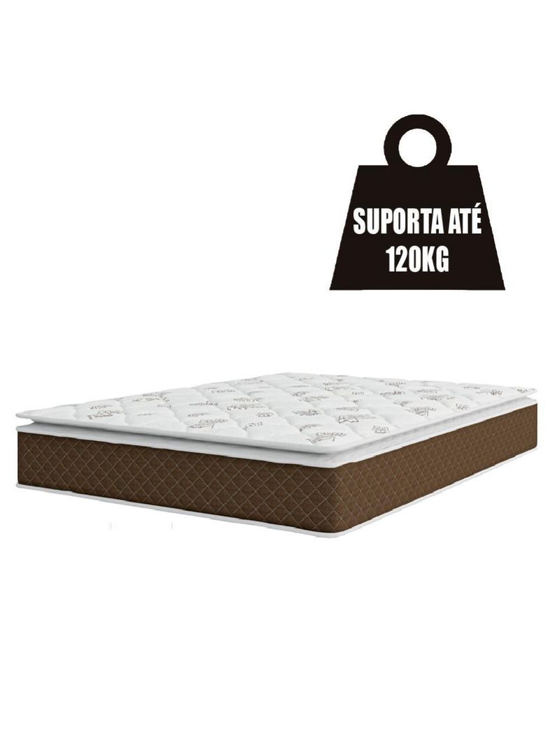 Colchão Casal Molas Ensacadas Pillow Martino 138x188x25cm