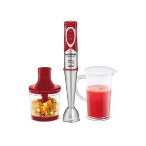 Mixer Premium Mondial M-10 500W Vermelho Com Inox 220V