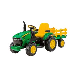 Trator Eletrico Infantil Peg-pérego John Deere Ground Force 12v Verde E Amarelo U