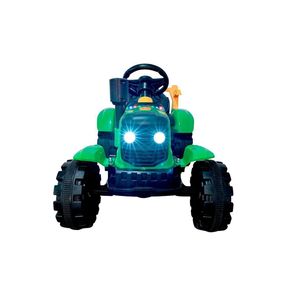 Trator com Caçamba Carro Elétrico 12V Bang Toys Truck - Verde