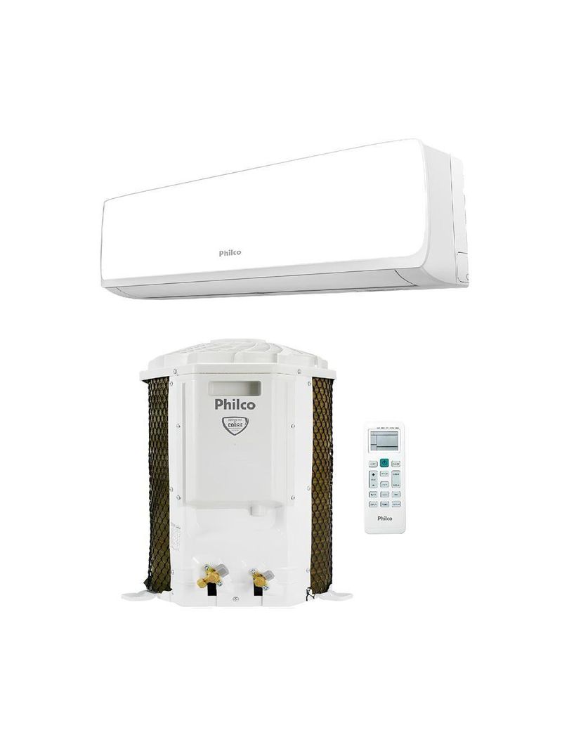 Ar Condicionado Split Philco Hi Wall 9000 Btu/h Quente E Frio Monofásico Branco PAS9QT 220V