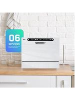 Lava Louças HQ Digital 6 Serviços Branca HQ-LL6DB2 220V