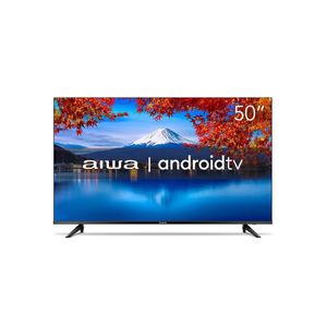 Smart TV Aiwa 50” Android 4k Comando de Voz Dolby Áudio Hdr10 AWS-TV-50-BL-02-A