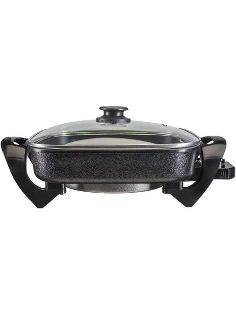 Panela Elétrica Quadrada 1500W 30cm Mangiare Preta APEQ01I-01 Agratto 110V