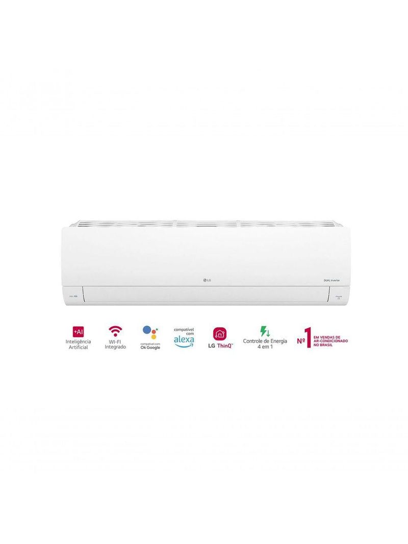 Ar Condicionado LG Dual Inverter Voice +AI 18000 BTUs Frio 220V
