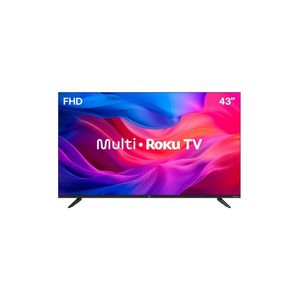 Smart TV TL056M 43 Polegadas Full HD Roku Multi Preto Bivolt