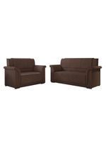 Sofá 2 E 3 Lugares Itália Marrom Suede