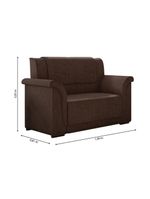 Sofá 2 E 3 Lugares Itália Marrom Suede