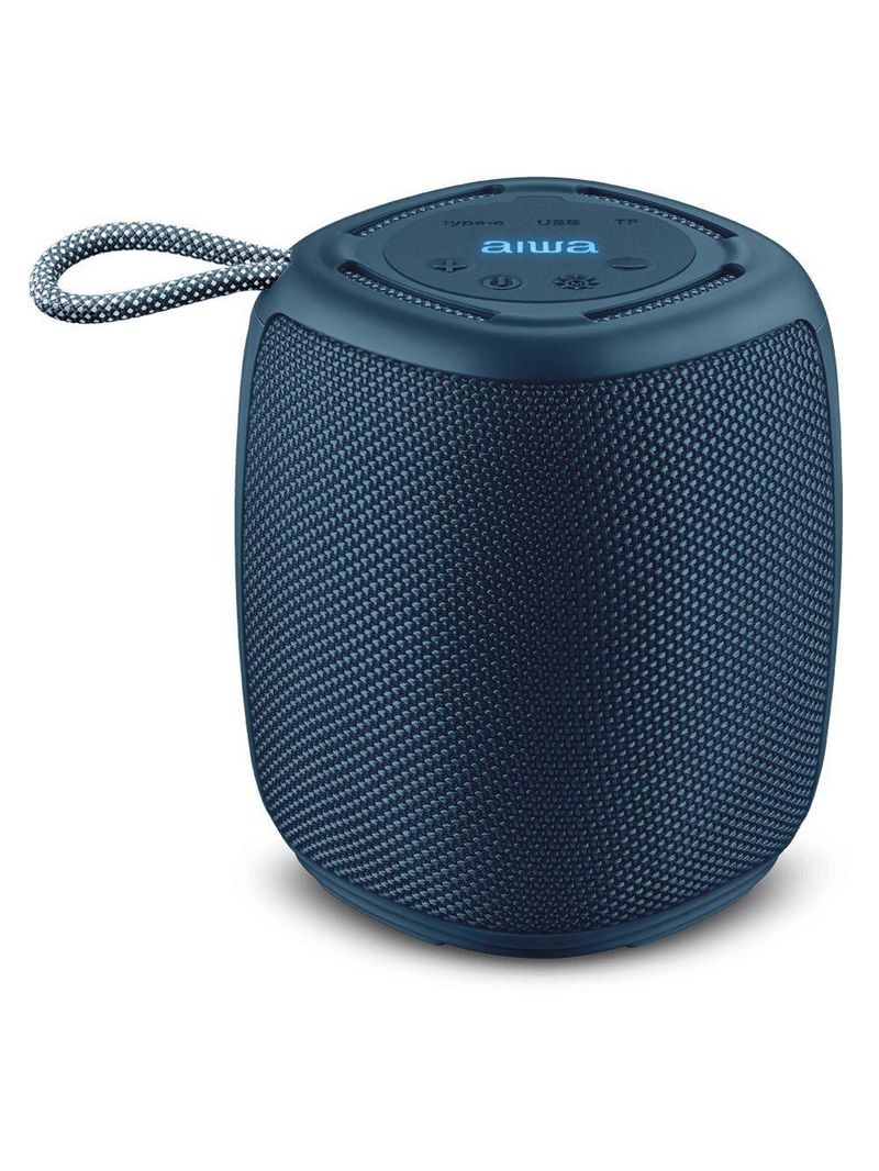 Speaker Aiwa SP-03-BL 15W BT 12h IPX4 Rgb Mini Speaker AWS-SP-03-BL Bivolt