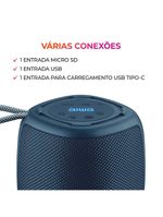 Speaker Aiwa SP-03-BL 15W BT 12h IPX4 Rgb Mini Speaker AWS-SP-03-BL Bivolt