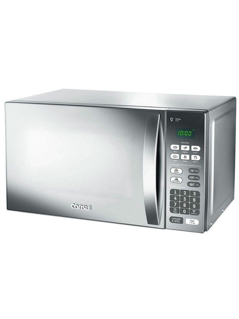 Microondas Consul 20L Função Descongelar Espelhado Inox 220v