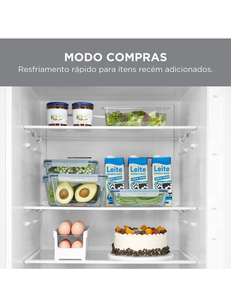 Geladeira Midea Inverse Frost Free Inverter Branca 416L Bivolt MDRB593FGD013