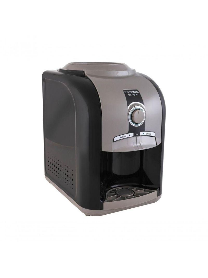 Bebedouro Esmaltec Mesa Refrigerado Compressor Stilo Black