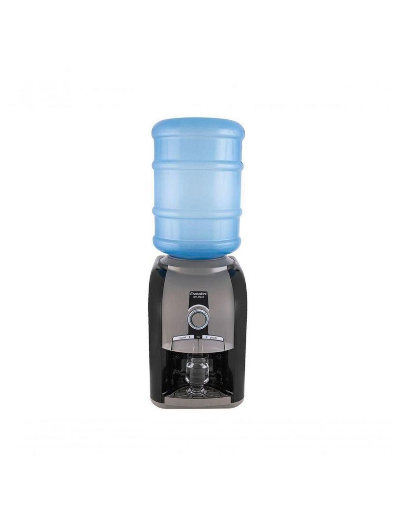 Bebedouro Esmaltec Mesa Refrigerado Compressor Stilo Black