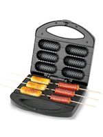 Crepeira Mondial Pratic Crepe&Hot Dog Preto-Inox CP-01 127V