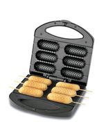 Crepeira Mondial Pratic Crepe&Hot Dog Preto-Inox CP-01 127V