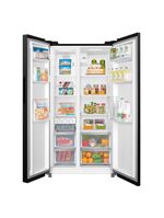 Geladeira Midea Side By Side Inverter Preto Conectada 511L 220V MD-RS710FGD282