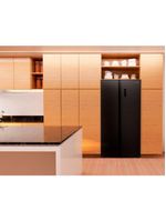 Geladeira Midea Side By Side Inverter Preto Conectada 511L 220V MD-RS710FGD282