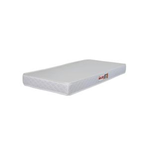 Colchão Solteiro Espuma D20 Malibu 88x188x12cm Branco Hellen Branco