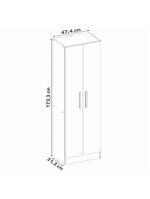 Guarda Roupas Multiuso 4 Prateleiras Belém Notável