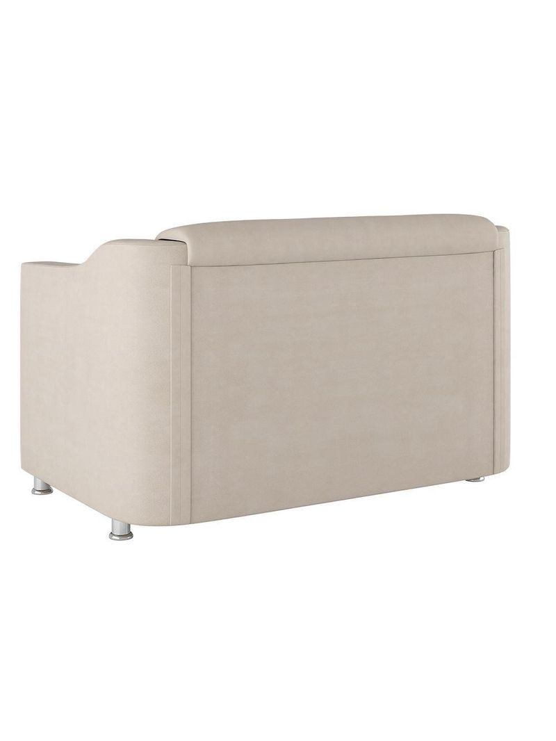 Sofá Namoradeira 2 Lugares Tilla Sala de Espera – Balaqui Decor | Cor: Bege