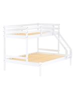Beliche Com Cama Casal Eco Madeira Maciça Branco