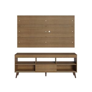 Rack com Painel para TV até 65 Polegadas com Pés – Rustic Detroit – Madesa