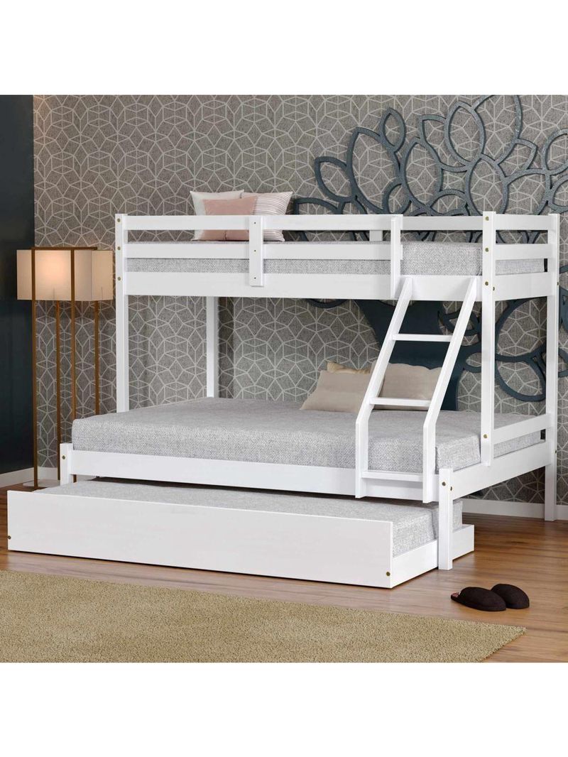 Treliche Com Cama Casal Eco Branco Mobilistore