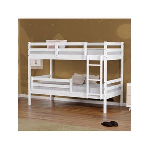 Beliche Infantil Dreams Com Grade De Proteção Madeira Maciça Branco Megamobilia