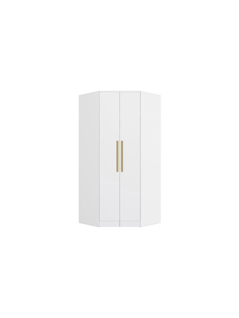 Guarda-roupa De Canto 2 Portas Kappesberg Adapt Branco