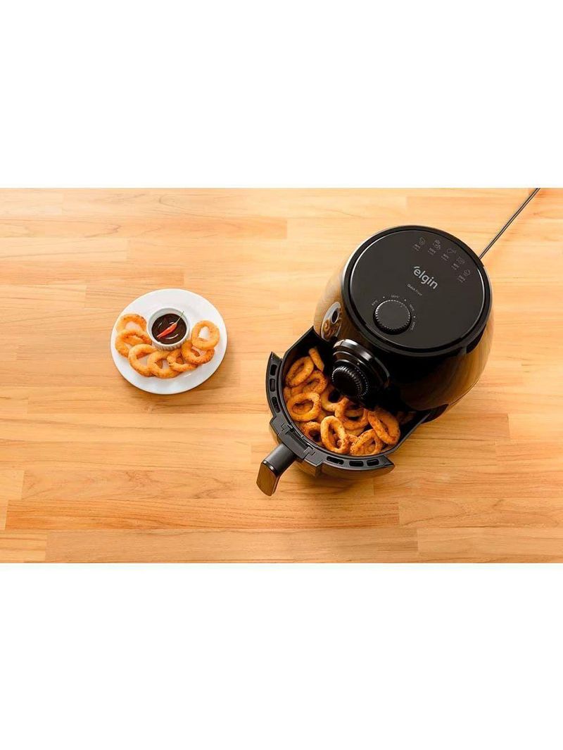 Fritadeira Elétrica Elgin Quick Fryer 4 Litros Preta 1350W 220V