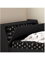 Cama Solteiro Bicama Ditália Bb-28 Preto