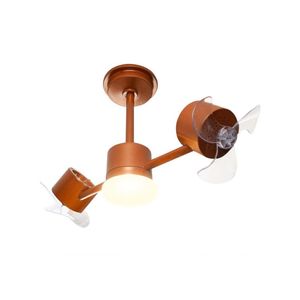 Ventilador De Teto Treviso Infinit Led Cobre Controle Remoto