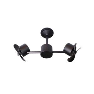 Ventilador De Teto Treviso Infinit Preto C/ Controle Remoto Bivolt