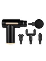 Massageador Corporal Elétrico Pistola Usb Portátil 4 Em 1