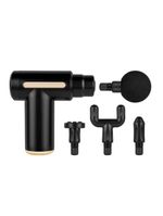 Massageador Corporal Elétrico Pistola Usb Portátil 4 Em 1