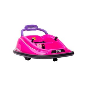 Carro Choque Infantil Rosa 6v Bel