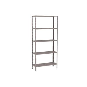 Estante Aço 5 Prateleiras Livros Cozinha Quarto Eaf005 Cinza