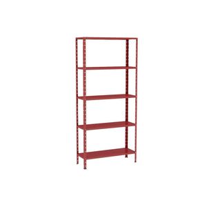 Estante Aço 5 Prateleiras Eaf005 Vermelha