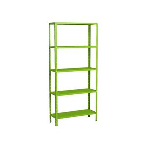 Estante Aço 5 Prateleiras Livros Cozinha Quarto Eaf005 Verde