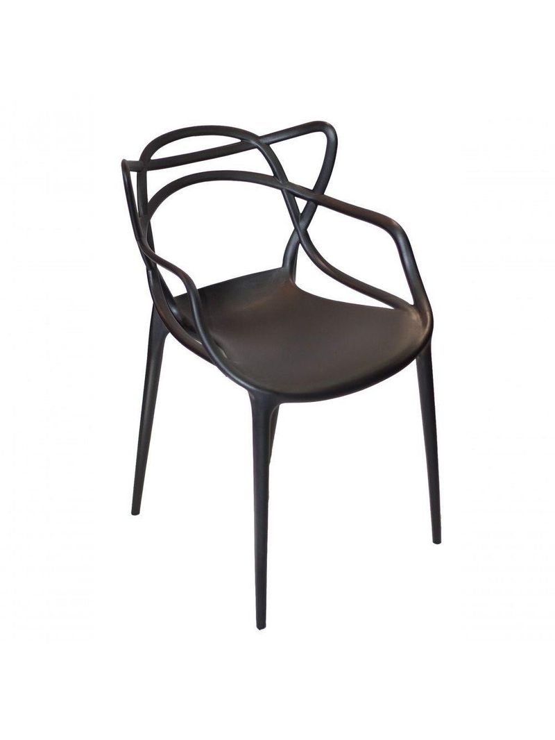 Cadeira Allegra Sala De Jantar Preto Ordesign