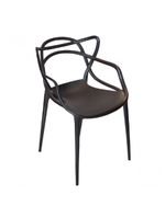 Cadeira Allegra Sala De Jantar Preto Ordesign